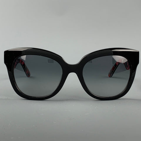 KATE SPADE Amberlys Black Acetate Cat Eye Sunglasses