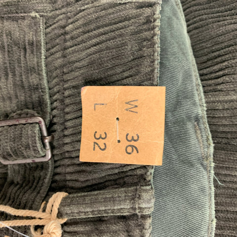 RRL by RALPH LAUREN Taille 36 Pantalon décontracté en coton velours côtelé marron