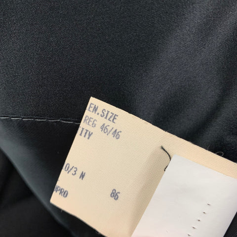 JOHN VARVATOS Size 36 Black Wool Notch Lapel Sport Coat