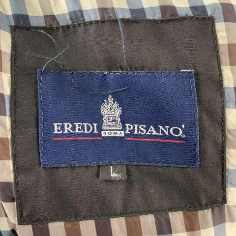 EREDI PISANO Size M Black Solid Polyester Zip & Buttons Jacket