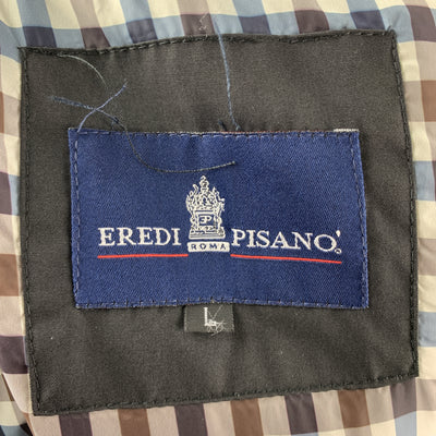 EREDI PISANO Size M Black Solid Polyester Zip & Buttons Jacket