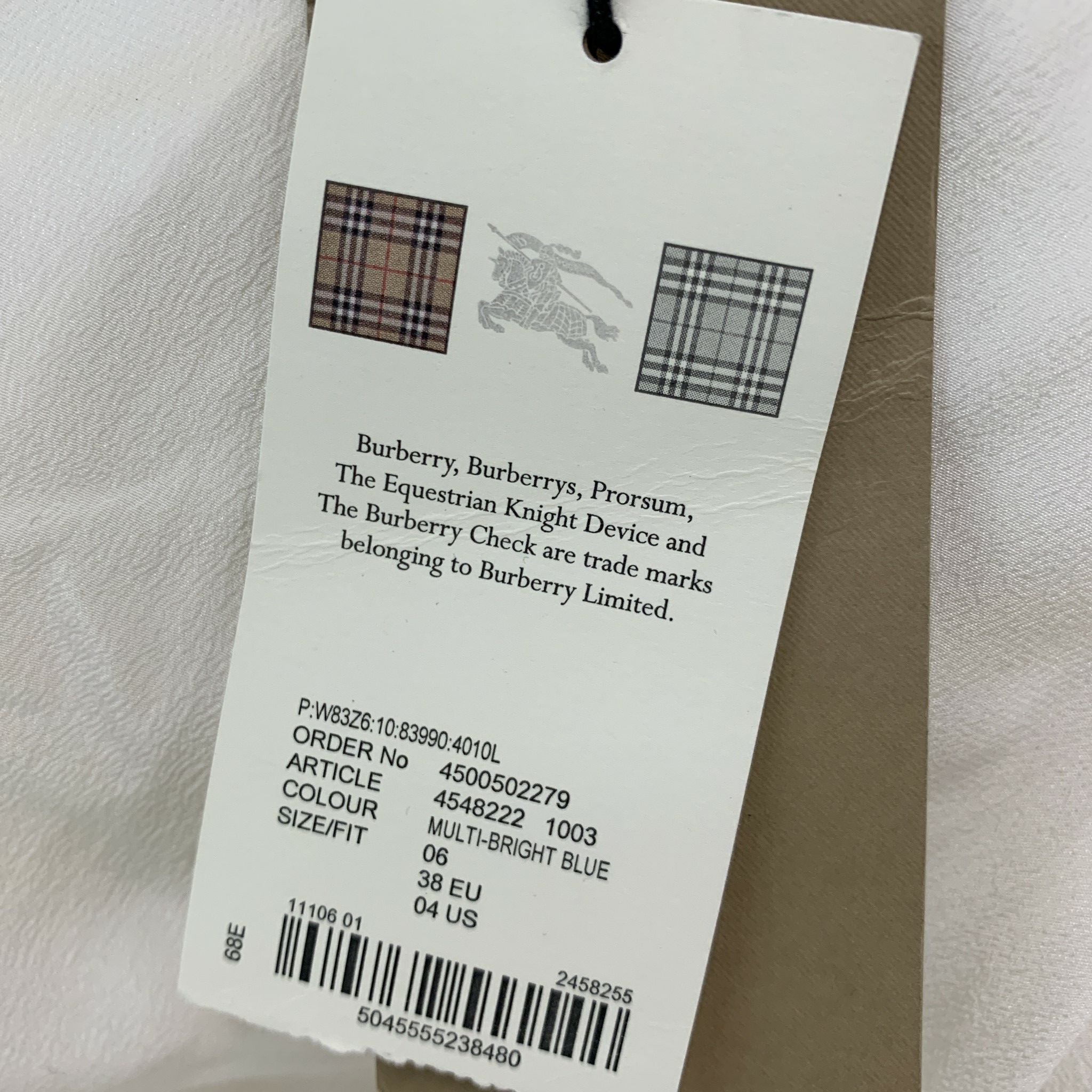 burberry o burberrys blancos