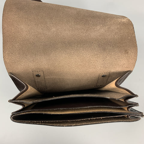IT TIERRE Dark Brown Vinyl Crossbody Bag