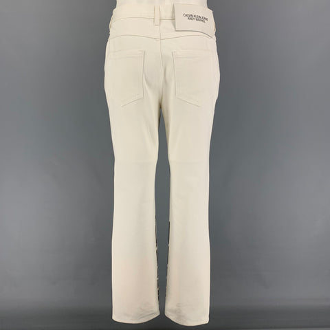 CALVIN KLEIN 205W39NYC x Andy Warhol Size M White Black Print Cotton Set