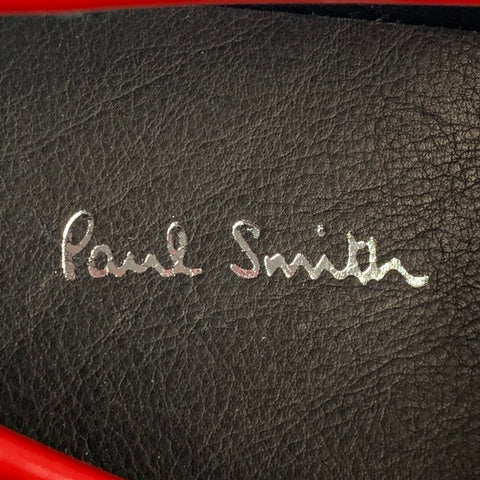 PAUL SMITH Size 8 Red Leather Slip On Loafers