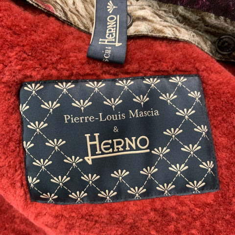 PIERRE-LOUIS MASCIA Taille 40 Manteau en coton imprimé multicolore