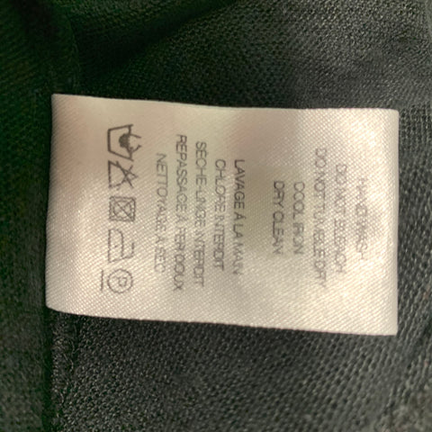 IRO Tissa Taille XS Débardeur sans manches en lin blanc uni