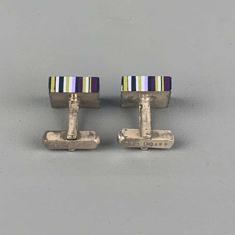 TED BAKER Silver Tone Cuff Links