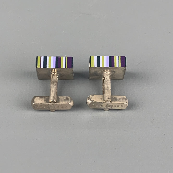 TED BAKER Silver Tone Cuff Links