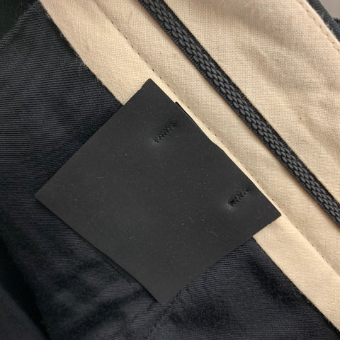 CRAIG GREEN Taille L Pantalon décontracté à pattes latérales en coton noir