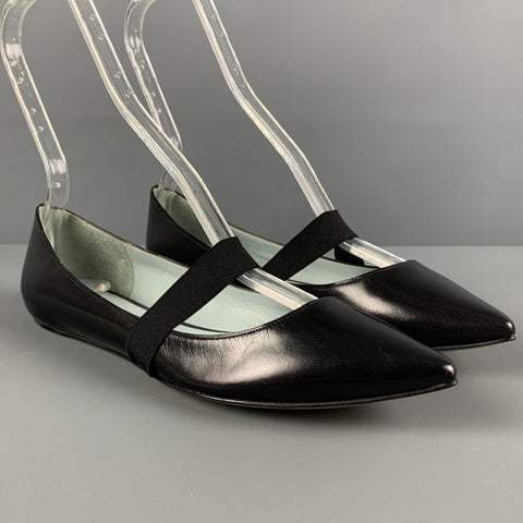 MARC JACOBS Zapatos planos Mary Jane de cuero negro talla 8.5