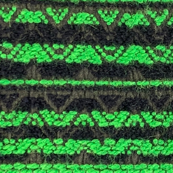 3.1 PHILLIP LIM Talla 32 Verde Negro Tweed Algodón Lana Cremallera Pantalones de vestir