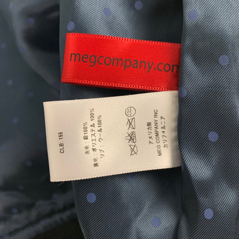 MONITALY Size 40 Black Multi-Color Print Cotton Zip Up Jacket