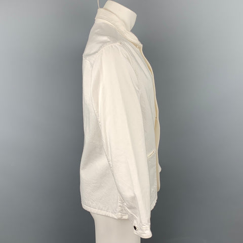 EVAN KINORI Size M Off White Worker Jacket
