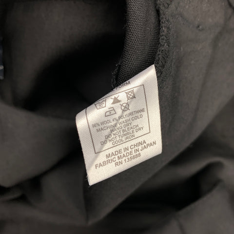 CHAPTER Size 32 Black Wool Blend Drop-Crotch Casual Pants
