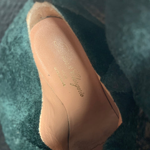 ROBERT CLERGERIE Talla 7.5 Botines de cuero de grano guijarro negro