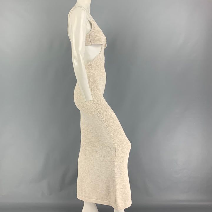 CULT GAIA Size XS Off White Cotton Polyester Cutout Serita Dress