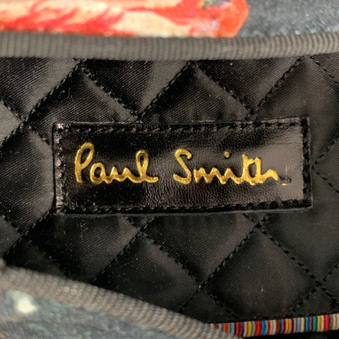 PAUL SMITH Size 10 Multi-Color Floral Velvet Loafers