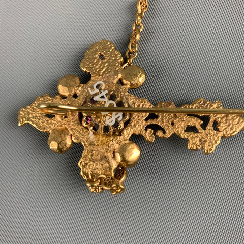 DOLCE & GABBANA Gold Metal Brooches & Pins