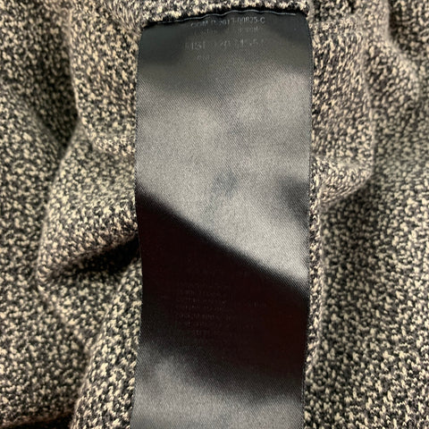 GIORGIO ARMANI Size 32 Grey & Black Heather Zip Fly Dress Pants