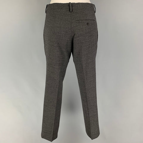 NEIL BARRETT Size 34 Grey Wool Lycra Single Breasted Suit