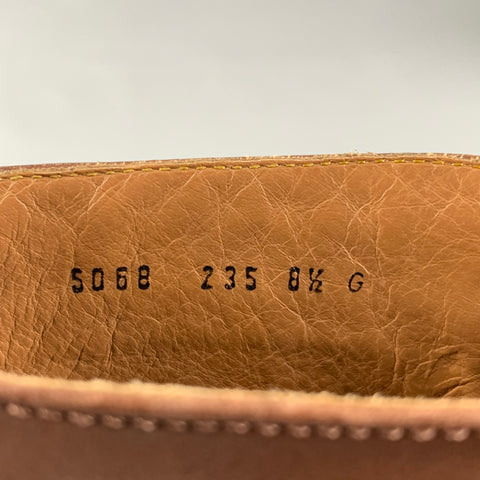 GRENSON Size 8.5 Brown Perforated Leather Lace Up Boots