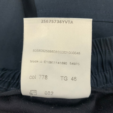 MONCLER Size 30 Blue Navy Cotton Drawstring Casual Pants