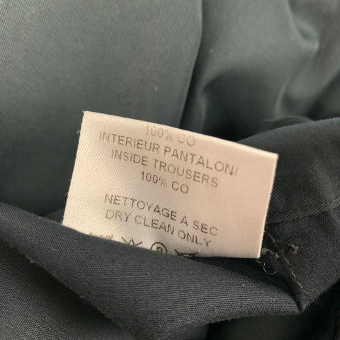 LANVIN Size 34 Navy Cotton Slim Fit Casual Pants