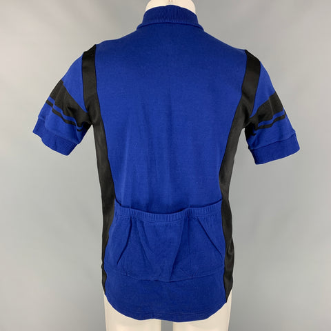 LOUIS VUITTON par VIRGIL ABLOH Pré-FW19 Taille L Bleu Coton / Polyester Bike Cycle Pullover Jersey