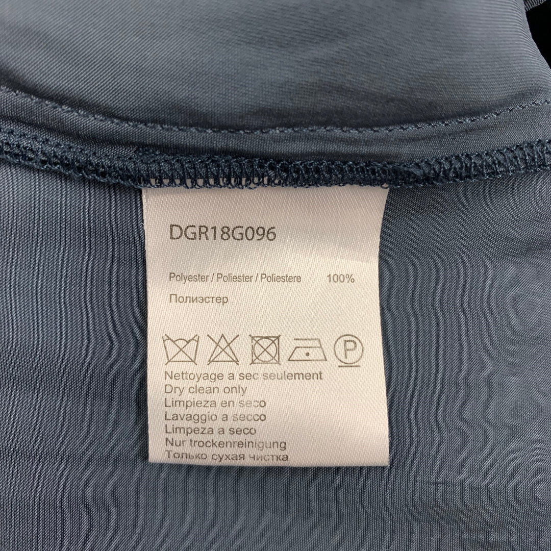 GERARD DAREL Talla 14 Vestido azul marino con cinturilla elástica de poliéster