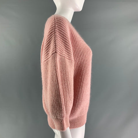 3.1 PHILLIP LIM Size M Pink Wool  Polyester Crew-Neck Sweater