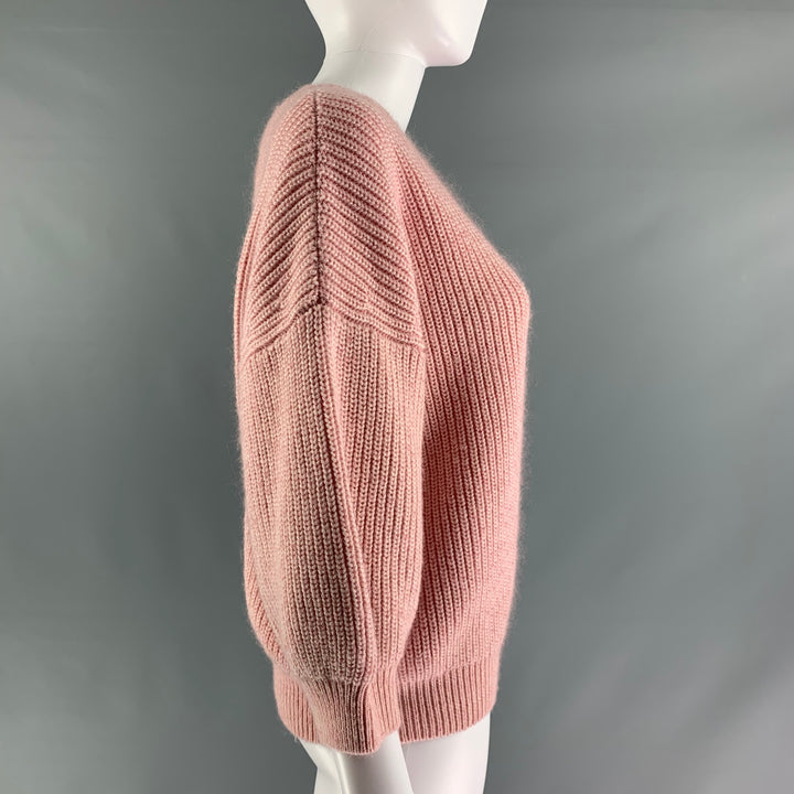 3.1 PHILLIP LIM Size M Pink Wool  Polyester Crew-Neck Sweater