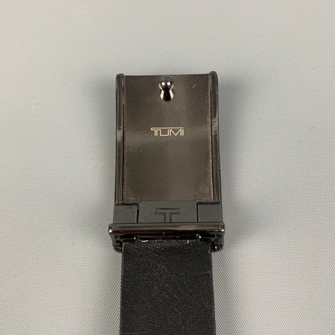 TUMI Size 34 Black Leather Belt