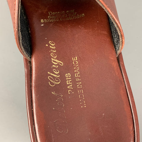 ROBERT CLERGERIE Talla 8.5 Sandalias de plataforma marrón
