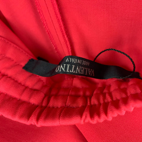 VALENTINO Size 30 Coral Wool Elastic Waistband Casual Pants