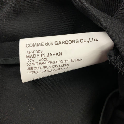 NOIR KEI NINOMIYA for COMME des GARCONS Size S Black Wool Dress Pants