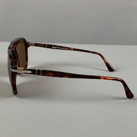 PERSOL Gafas de sol de acetato en carey marrón