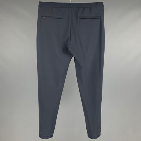 THEORY Size L Grey Slate Polyamide Elastane Joggers Casual Pants