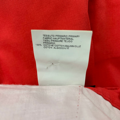 DSQUARED2 Size 30 Red Cotton Button Fly Casual Pants