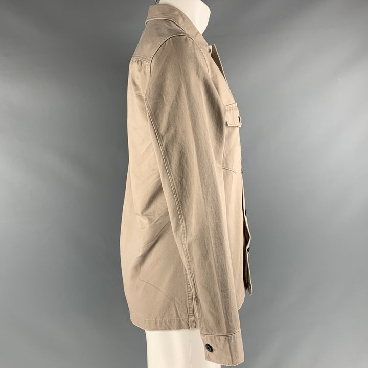 ALLSAINTS Size M Khaki Cotton Two Pockets Jacket