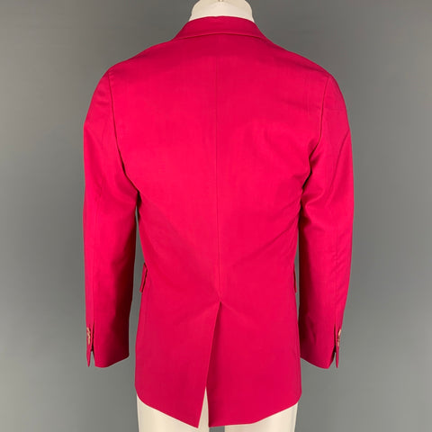 PAUL SMITH Size 36 Regular Pink Wool Sport Coat