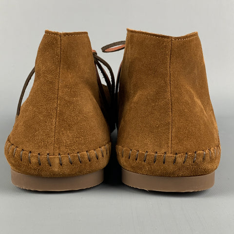 TOMAS MAIER Size 8.5 Brown Leather Lace Up Desert Boots