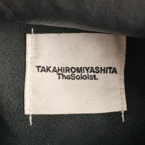 TAKAHIROMOIYASHITA MYTHINKS THE SOLOIST Bolso bandolera arrugado blanco y negro