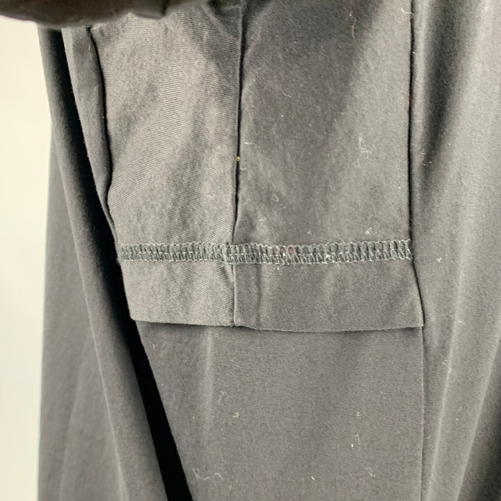 MONCLER Camiseta de manga corta de algodón negra Talla XL
