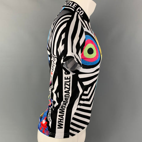 WALTER VAN BEIRENDONCK SS15 Size S Multi-Color Scooter Laforge Jersey Bike Top