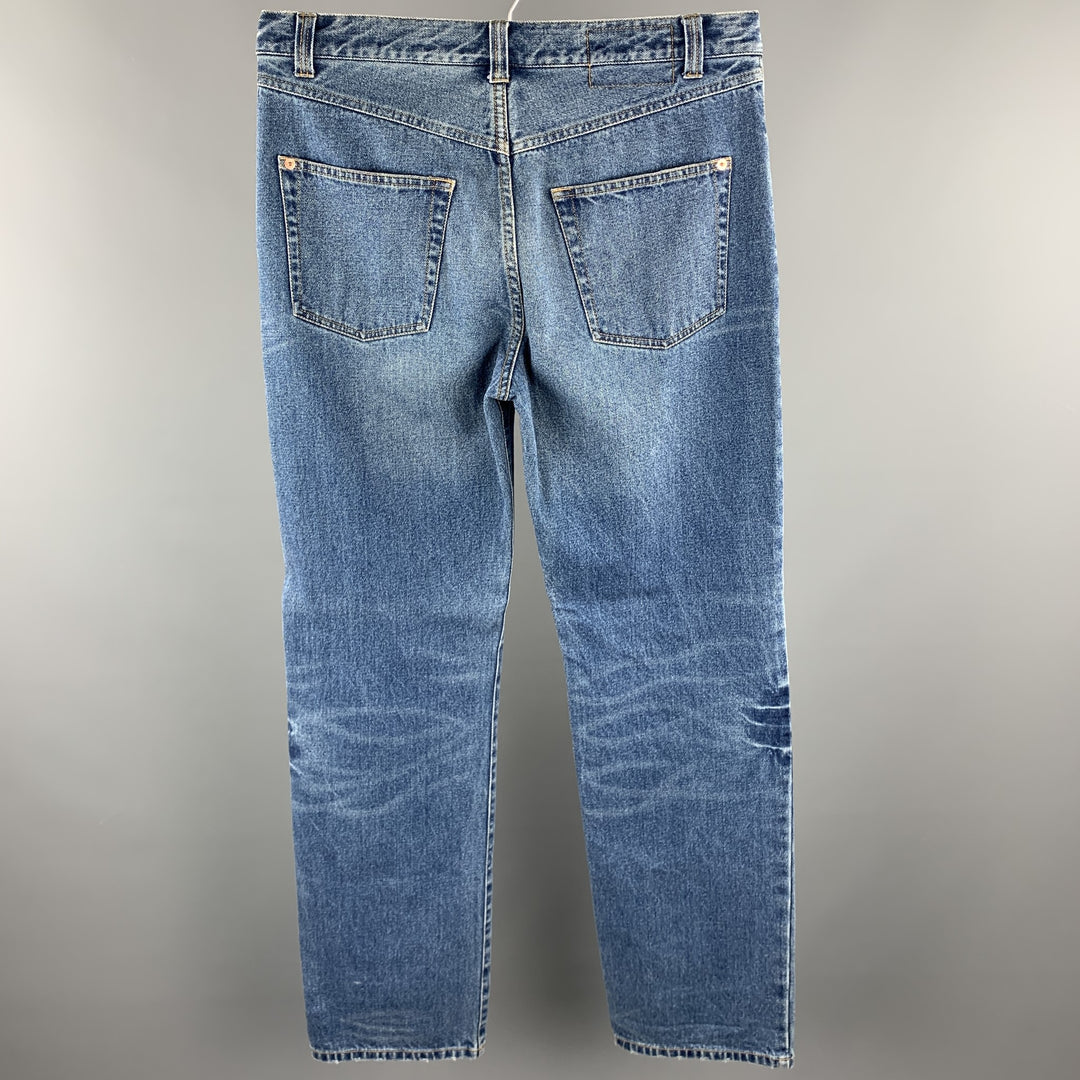 3.1 PHILLIP LIM Size 33 Indigo Wash Denim Jeans