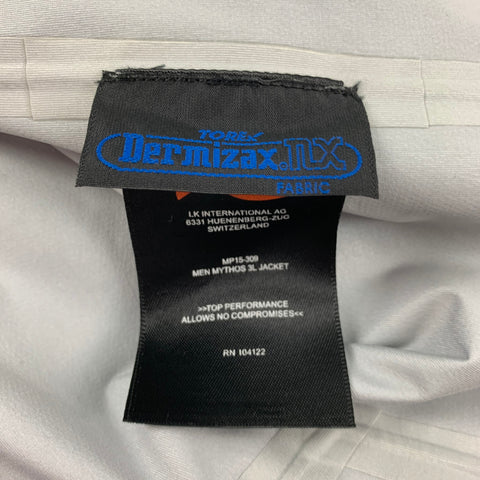 KJUS Size 46 Blue Polyamide Waterproof Hooded Mythos 3L Jacket