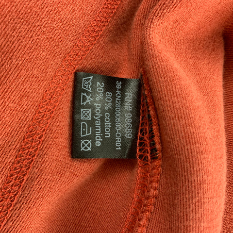 TODD SNYDER Size L Brick Velvet Cotton / Polyamide Drawstring Casual Pants