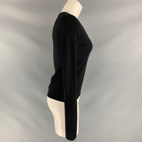 MIU MIU Size M Black  Solid Casual Top