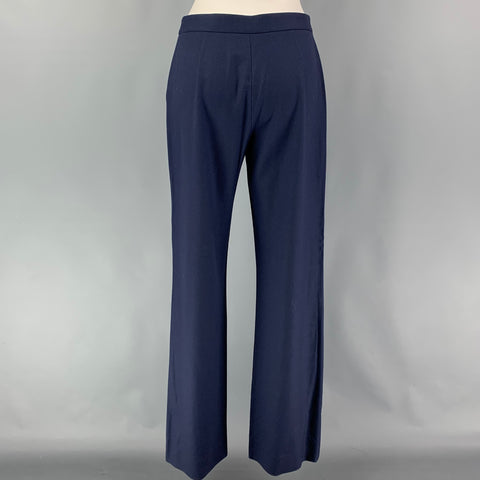 GIORGIO ARMANI Size 2 Navy Rayon Pleated Dress Pants